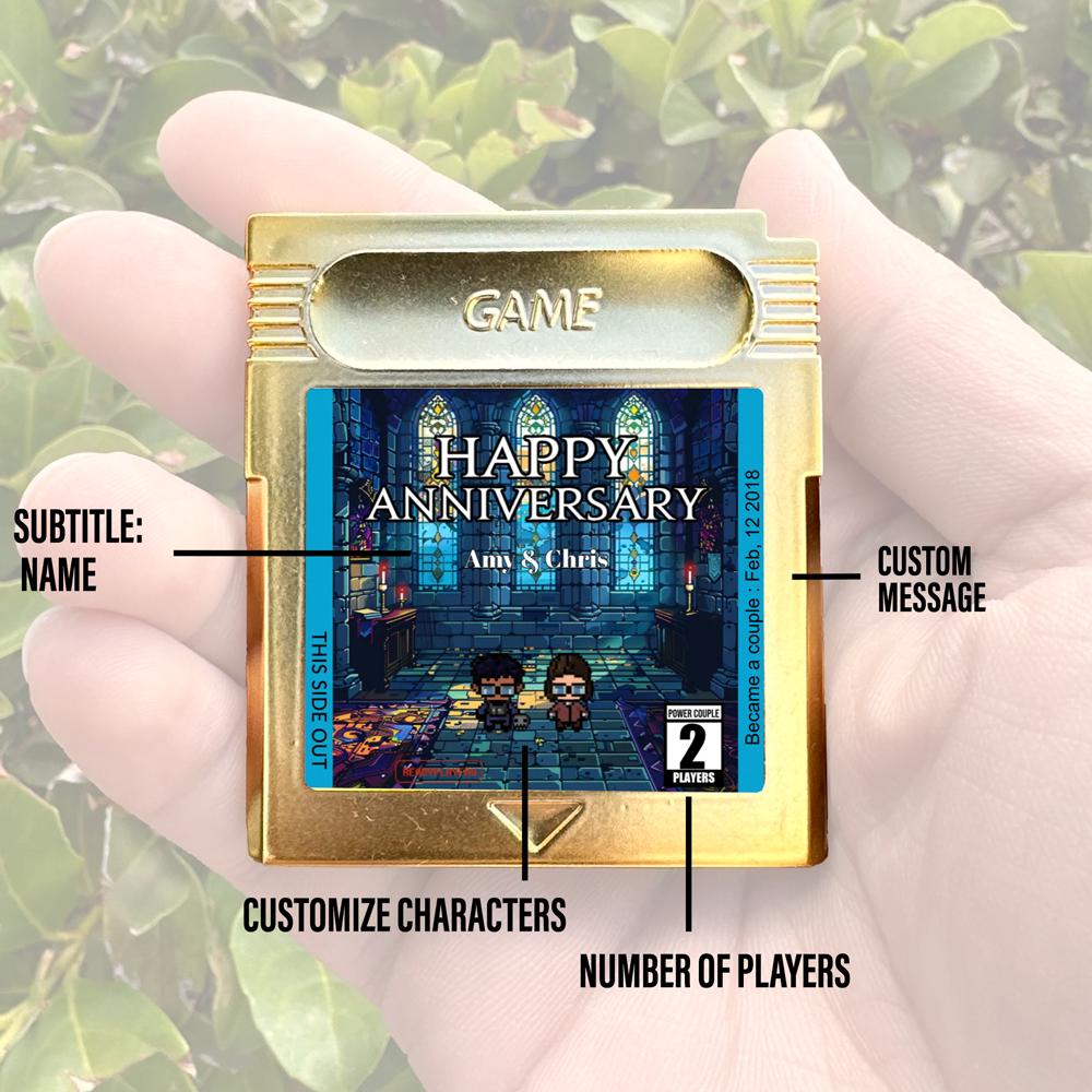 Personalized Final Fantasy Anniversary Cartridge - Custom Anniversary Gift - Personalized Gift - Personalized Cartridge Anniversary Gift
