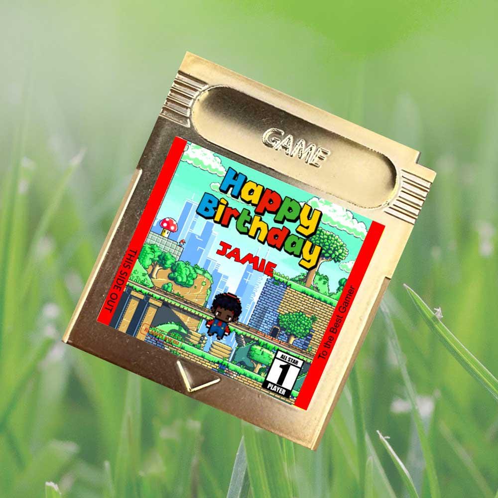 Personalized Super Birthday World Cartridge - Custom Birthday Gift - Personalized Cartridge Gift - Personalized Gift for Birthday