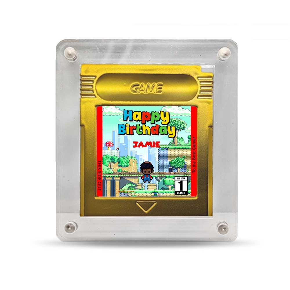 Personalized Super Birthday World Cartridge - Custom Birthday Gift - Personalized Cartridge Gift - Personalized Gift for Birthday