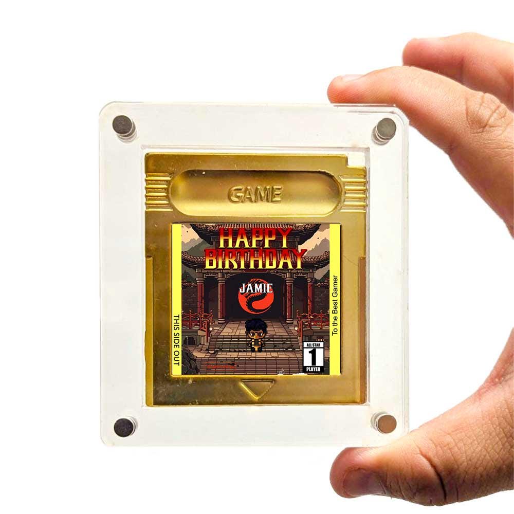 Personalized Mortal Kombat Birthday Cartridge - Custom Birthday Gift - Personalized Cartridge - Personalized Birthday Gift - Mortal Kombat