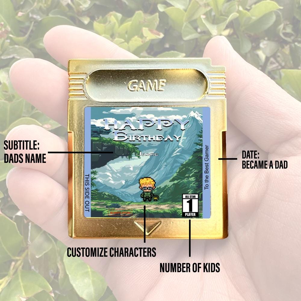 Personalized Birthday Master Chief Cartridge - Custom Birthday Gift - Personalized Cartridge Gift - Personalized Gift Birthday - Halo Gift