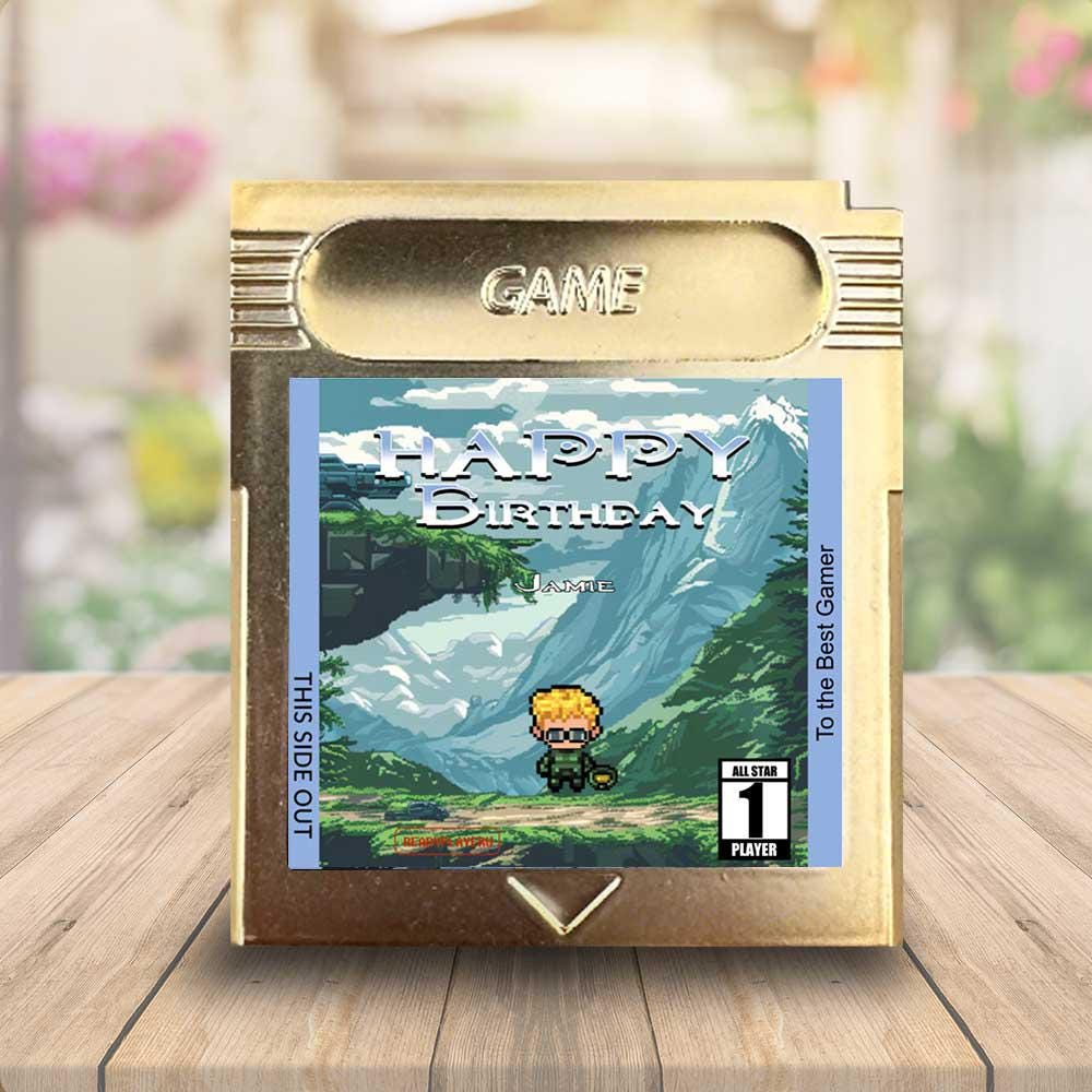 Personalized Birthday Master Chief Cartridge - Custom Birthday Gift - Personalized Cartridge Gift - Personalized Gift Birthday - Halo Gift
