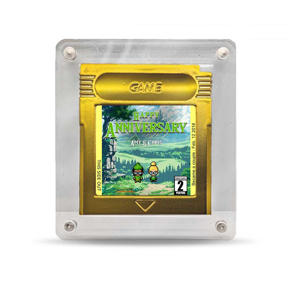 Personalized Anniversary Ocarina Cartridge - Custom Anniversary Gift - Personalized Gift - Personalized Cartridge - Zelda Gift