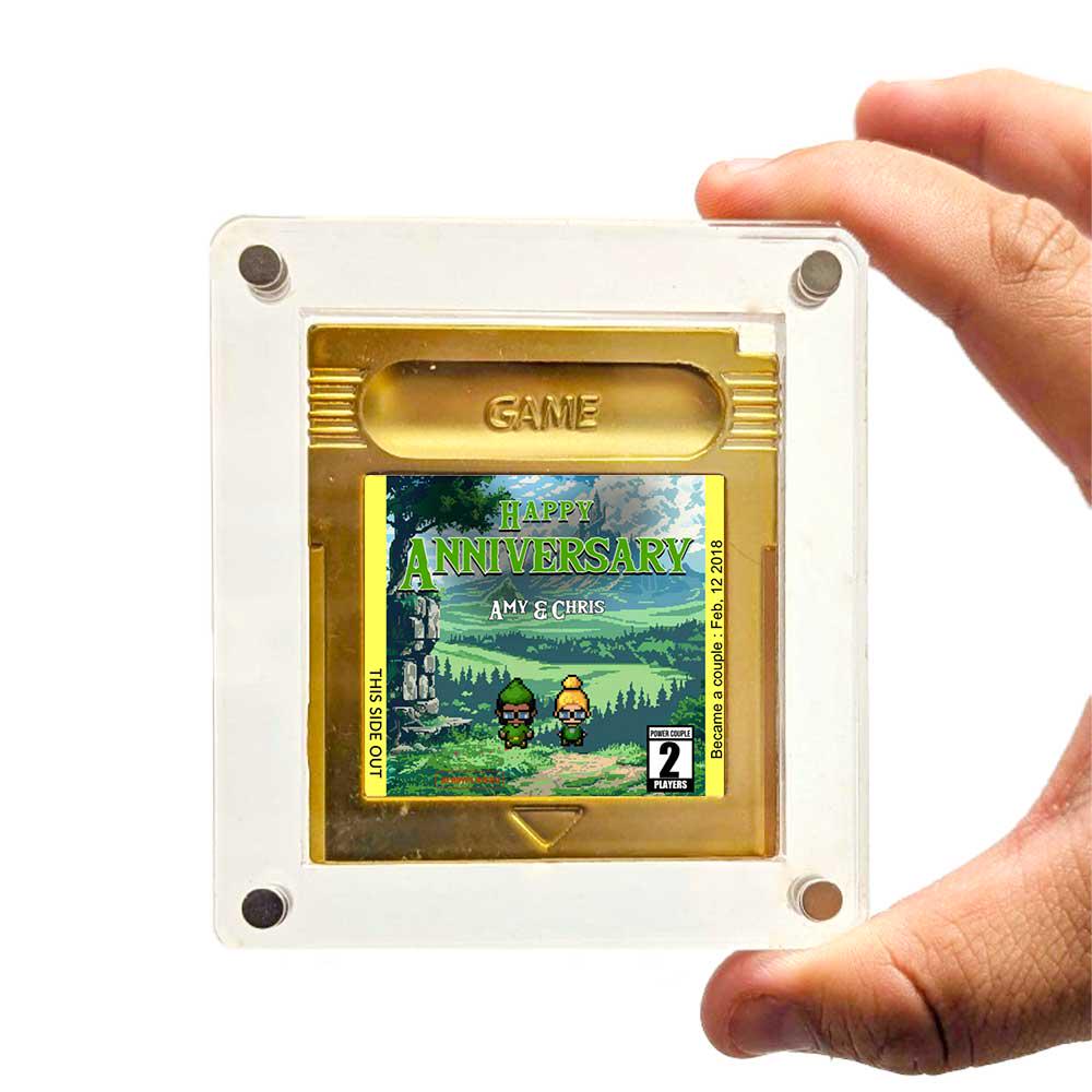 Personalized Anniversary Ocarina Cartridge - Custom Anniversary Gift - Personalized Gift - Personalized Cartridge - Zelda Gift