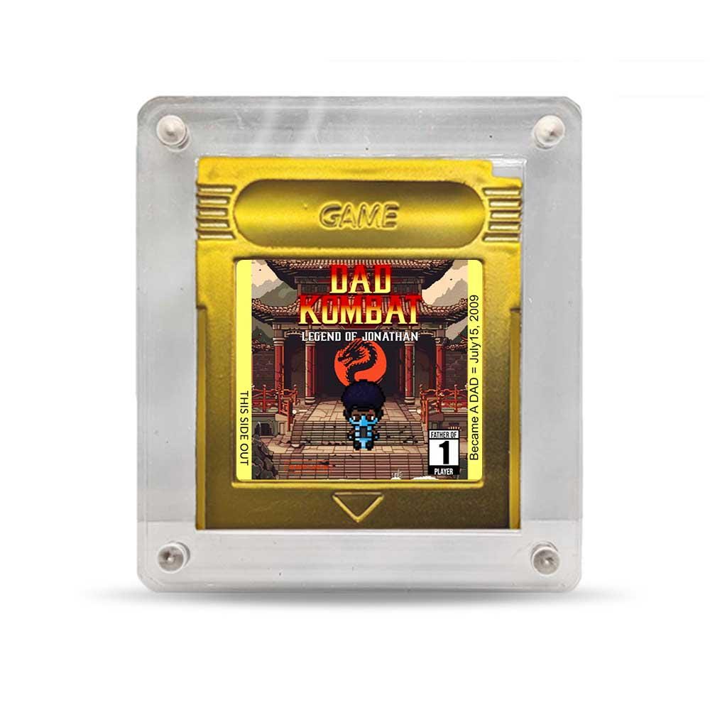 Personalized Dad Kombat Cartridge - Custom Gift for Dads - Personalized Gift - Father's Day Gift - Personalized Mortal Kombat Gift