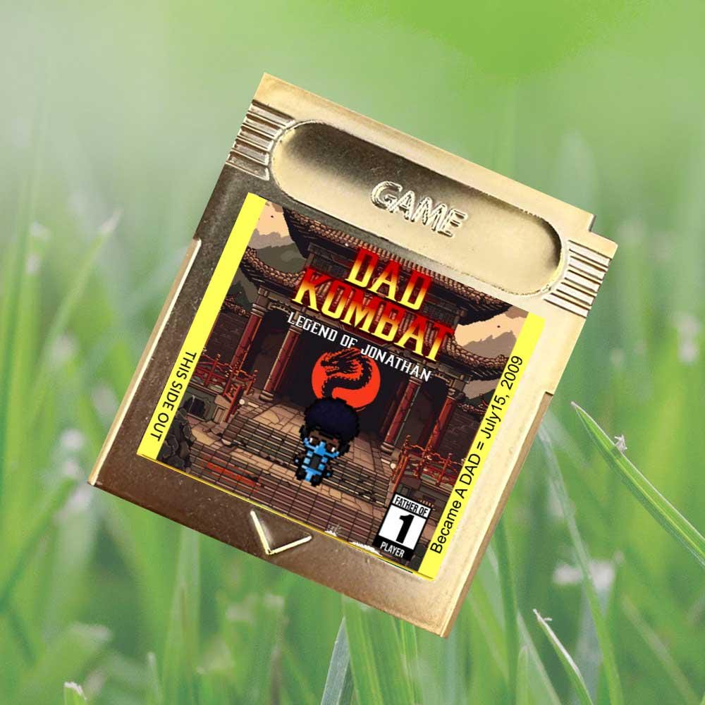 Personalized Dad Kombat Cartridge - Custom Gift for Dads - Personalized Gift - Father's Day Gift - Personalized Mortal Kombat Gift