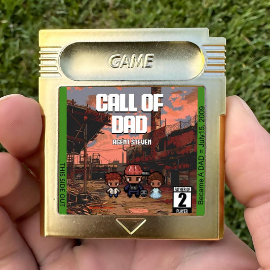 Personalized Call of Dad Cartridge - Custom Gift for Dads - Personalized Call of Duty Gift - Father's Day Gift - Personalized COD Gift
