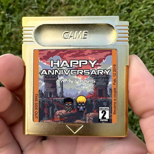 Personalized Gears of War Anniversary Cartridge - Custom Anniversary Gift - Personalized Gift - Personalized Cartridge Anniversary Gift