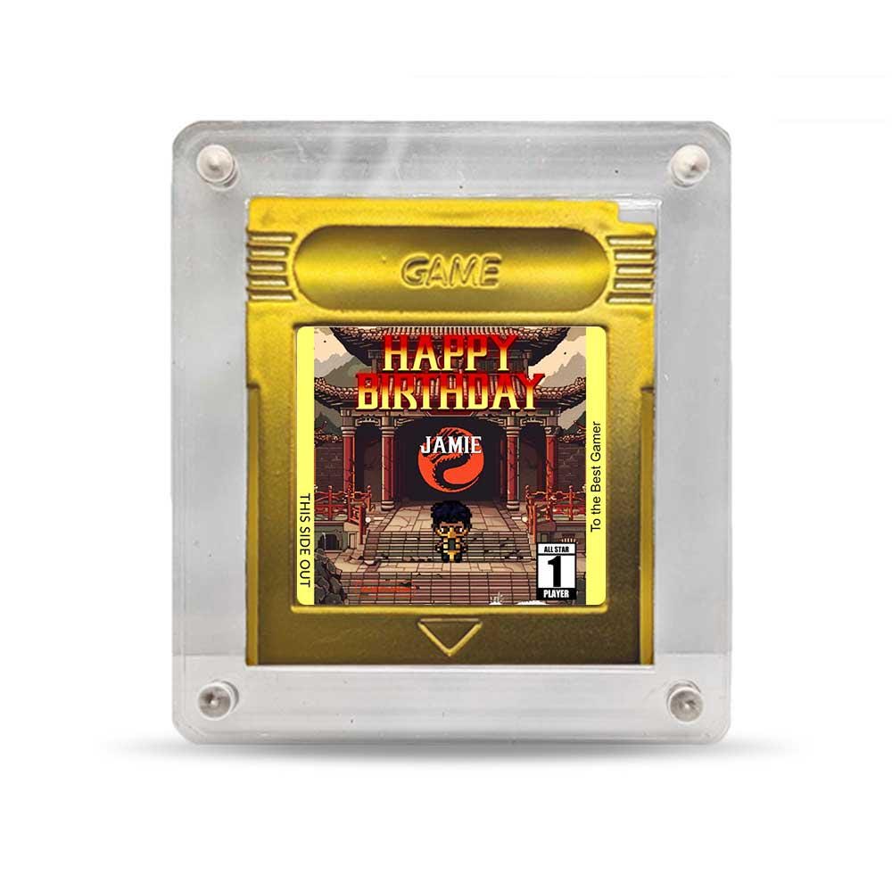 Personalized Mortal Kombat Birthday Cartridge - Custom Birthday Gift - Personalized Cartridge - Personalized Birthday Gift - Mortal Kombat