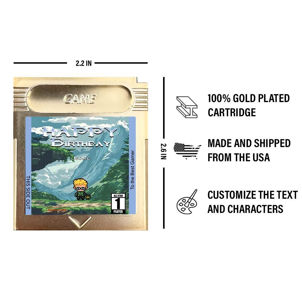 Personalized Birthday Master Chief Cartridge - Custom Birthday Gift - Personalized Cartridge Gift - Personalized Gift Birthday - Halo Gift