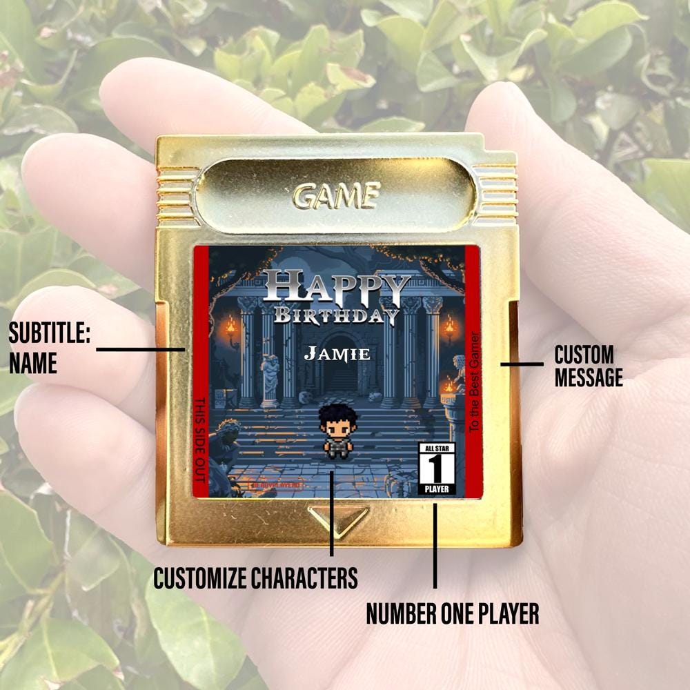 Personalized Birthday GOW'S Cartridge - Custom Birthday Gift - Personalized Cartridge Gift - Birthday Gift - Personalized Gift for Birthday
