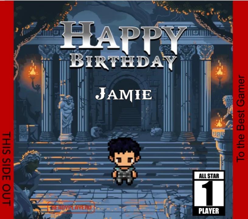 Personalized Birthday GOW'S Cartridge - Custom Birthday Gift - Personalized Cartridge Gift - Birthday Gift - Personalized Gift for Birthday