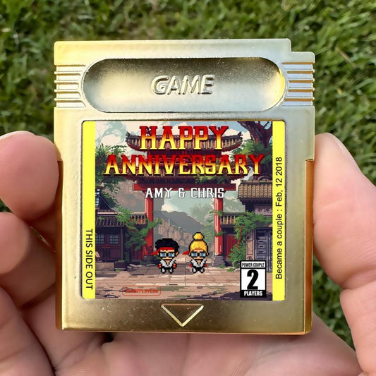 Personalized Anniversary Kombat Cartridge - Custom Anniversary Gift - Personalized Gift - Personalized Cartridge Anniversary Gift