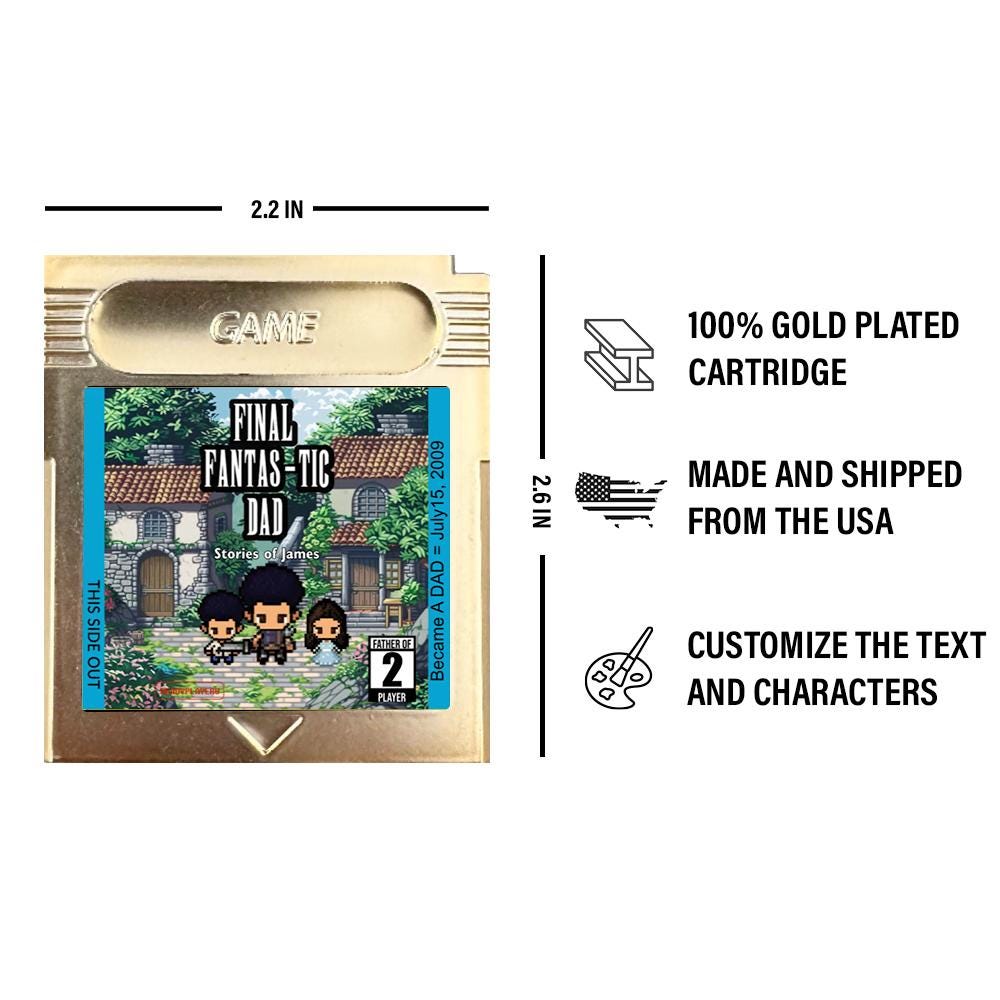 Personalized Final Fantas-tic Mom Cartridge - Custom Cartridge Gift for Dads - Personalized Final Fantasy Gift - Mother's Day Gift