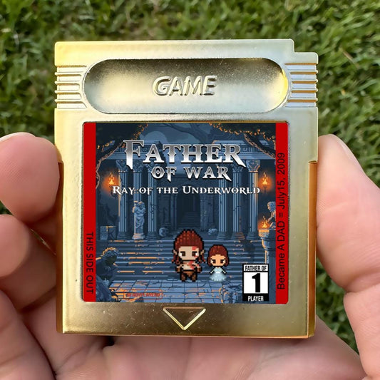 Personalized Father of War Cartridge - Custom Gift for Dads - Personalized God of War Gift - Father's Day Gift - God of War Cartridge