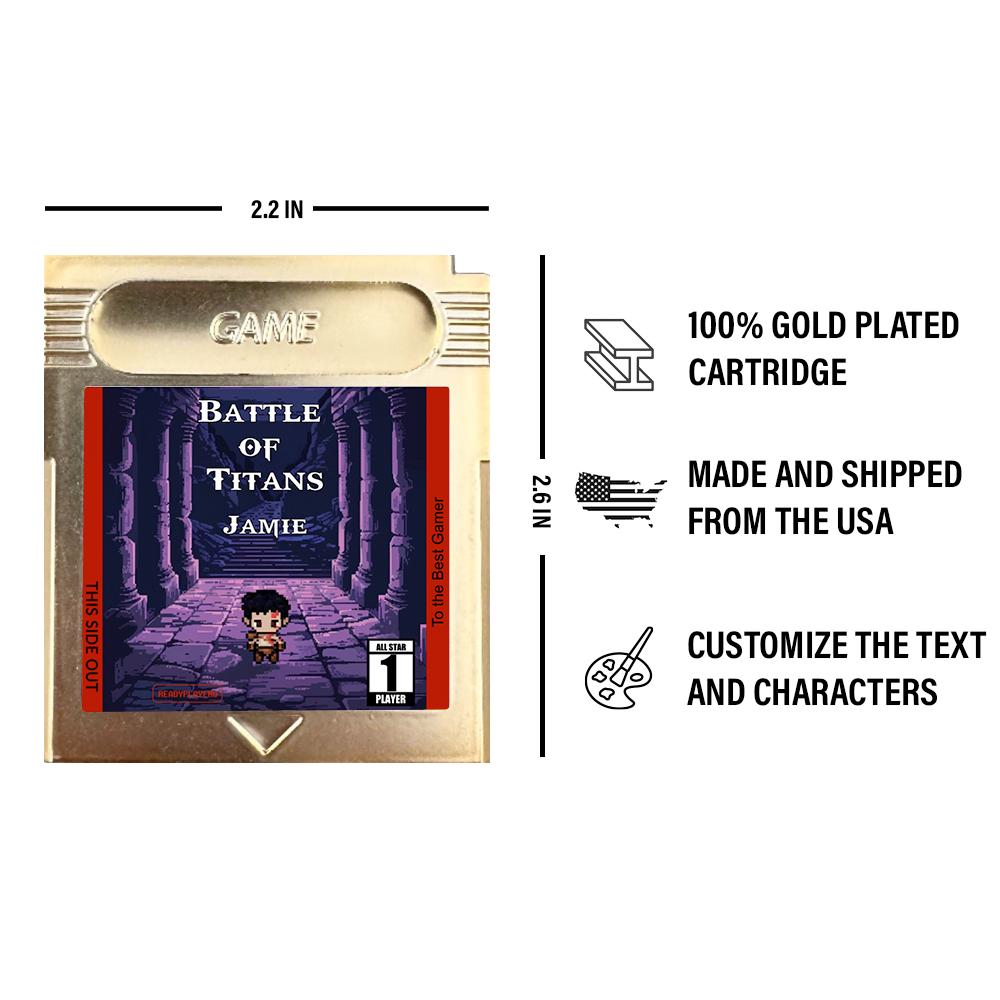 Personalized Battle of Titans Cartridge - Custom Gift for any Occasion - Personalized Cartridge - Personalized Attack on Titan Gift