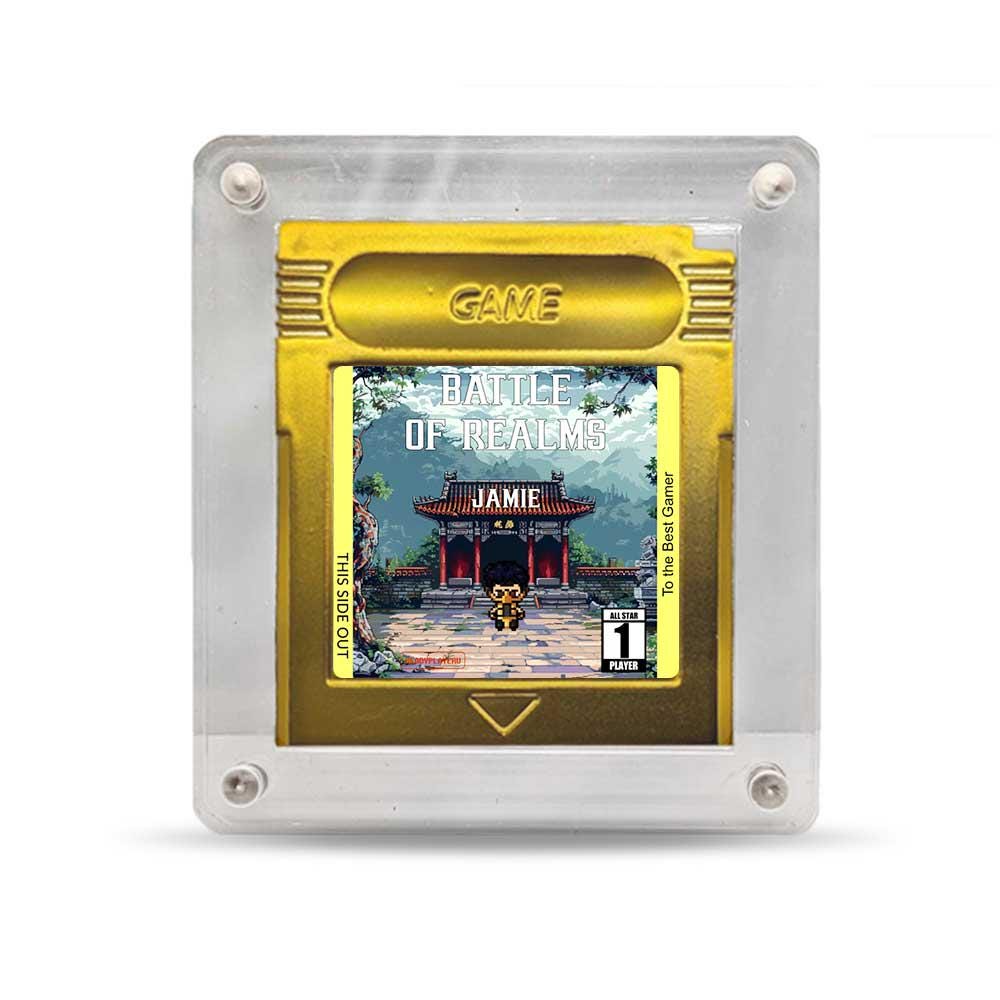 Personalized Battle of Realms Cartridge - Custom Gift for any Occasion - Personalized Cartridge - Personalized Gift for Gamer