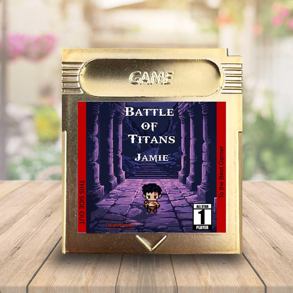 Personalized Battle of Titans Cartridge - Custom Gift for any Occasion - Personalized Cartridge - Personalized Attack on Titan Gift