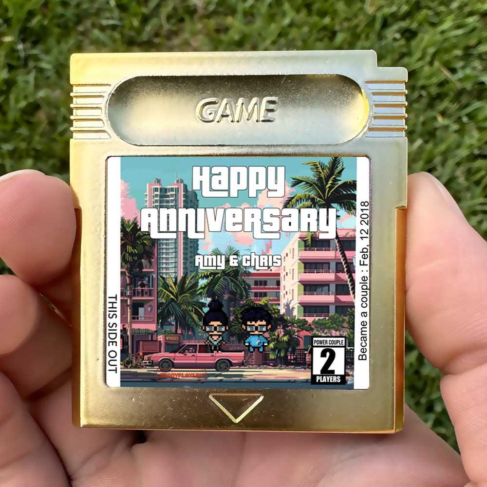 Personalized GTA Love Anniversary Cartridge - Custom Gift for any Occasion - Personalized Gift - Personalized GTA Cartridge Gift