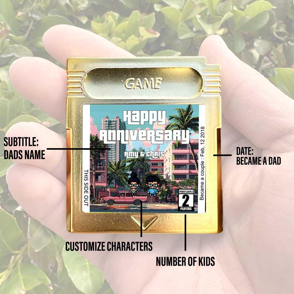 Personalized GTA Love Anniversary Cartridge - Custom Gift for any Occasion - Personalized Gift - Personalized GTA Cartridge Gift