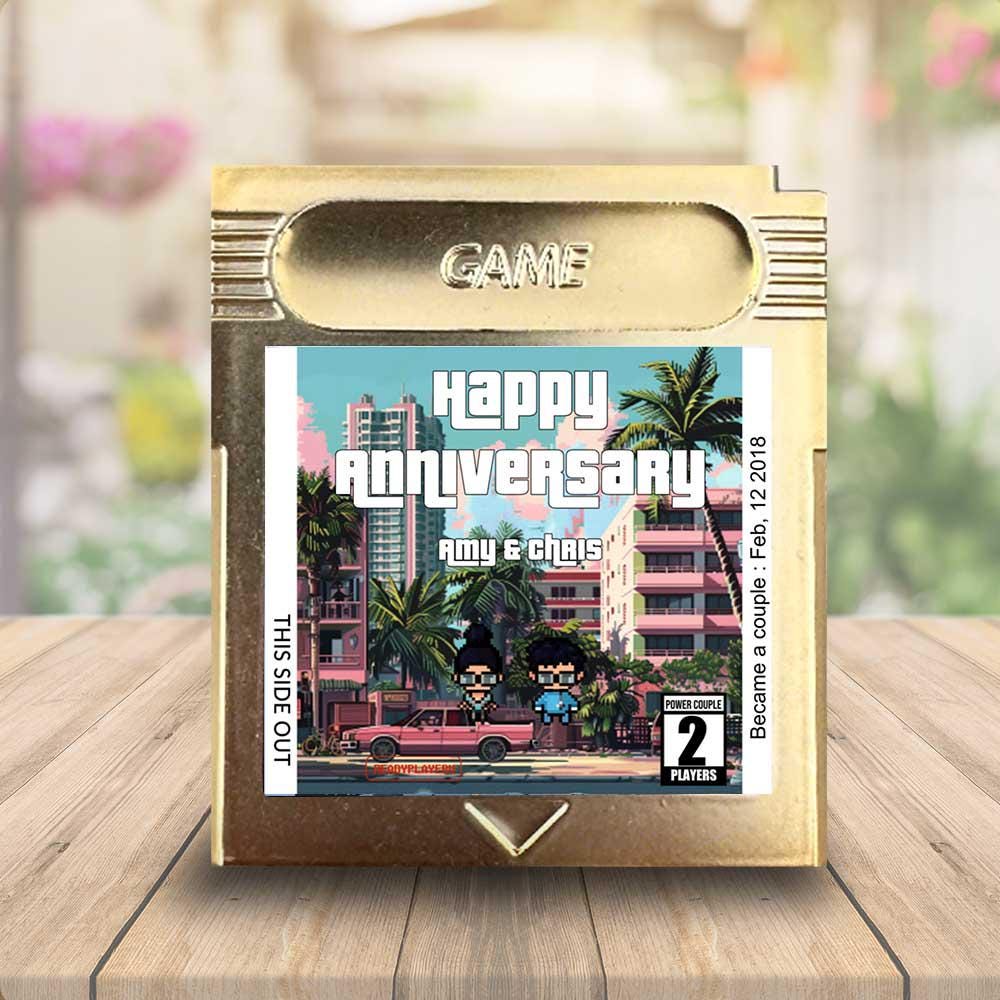 Personalized GTA Love Anniversary Cartridge - Custom Gift for any Occasion - Personalized Gift - Personalized GTA Cartridge Gift