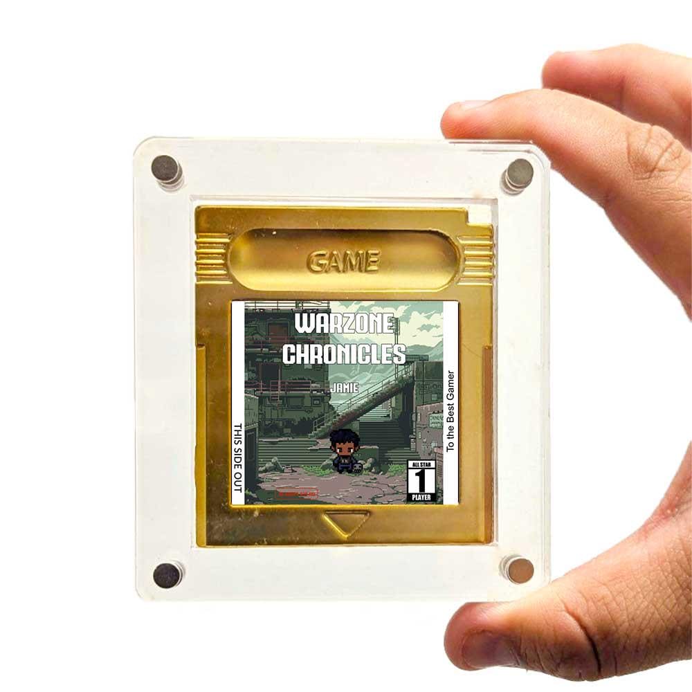 Personalized Warzone Chronicles Cartridge - Custom Gift for any Occasion - Personalized Gift - Personalized Call of Duty Cartridge