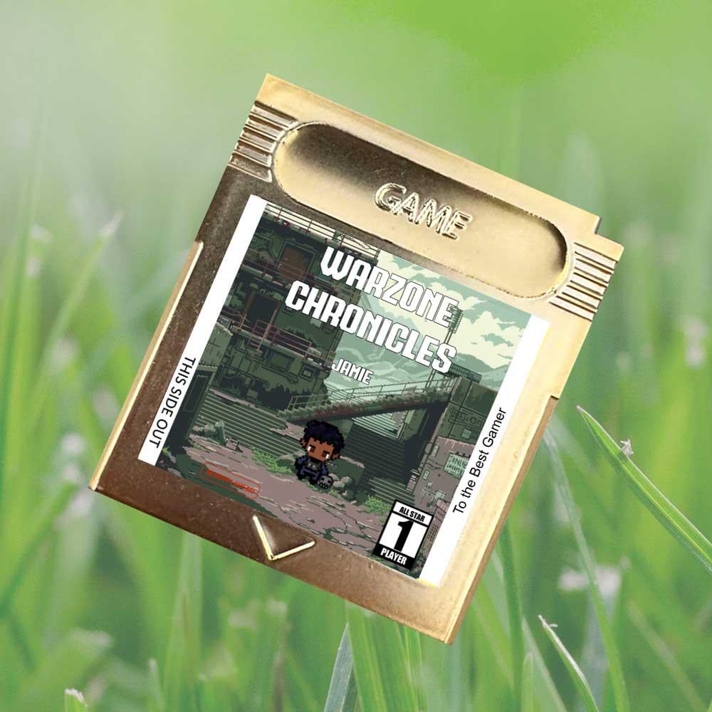 Personalized Warzone Chronicles Cartridge - Custom Gift for any Occasion - Personalized Gift - Personalized Call of Duty Cartridge