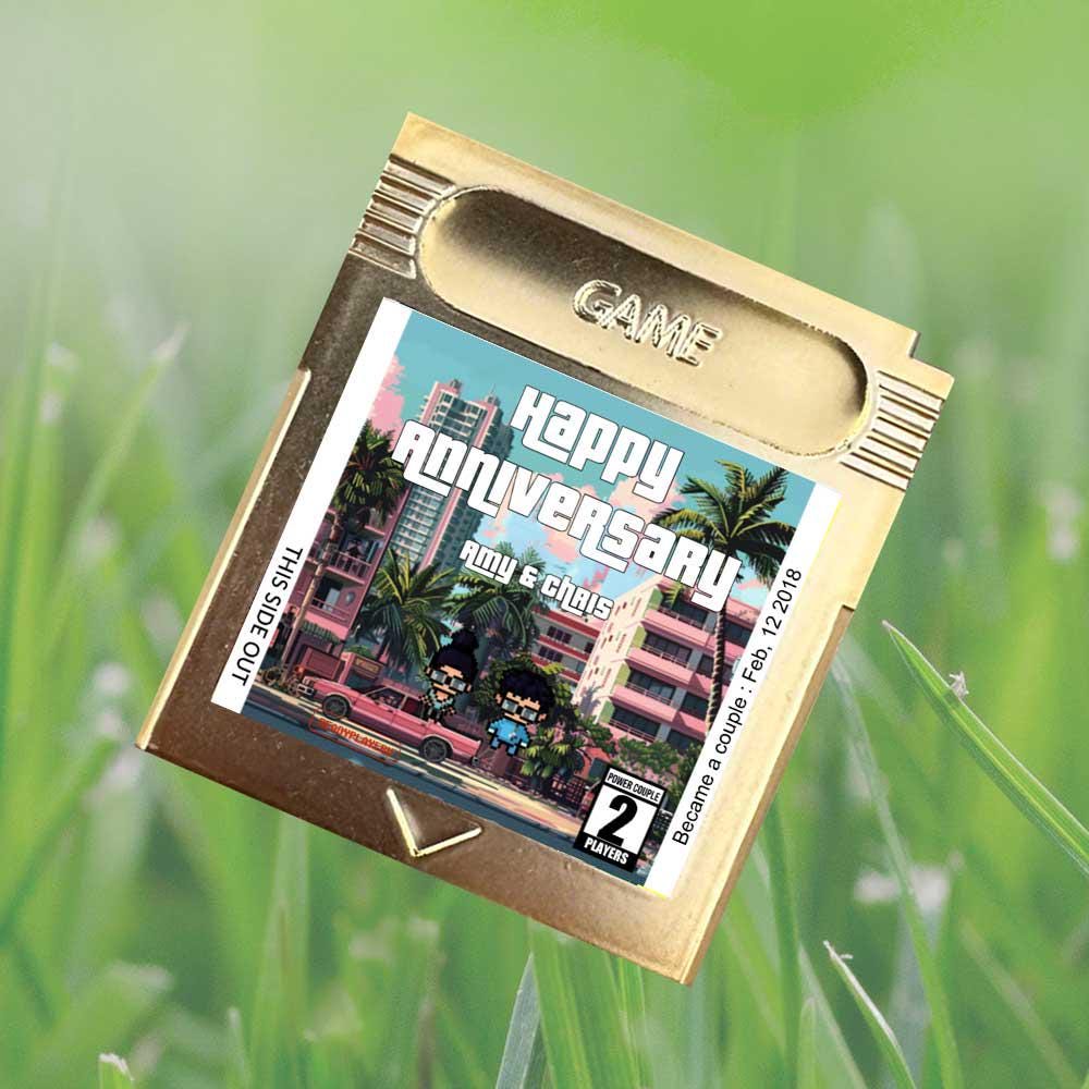Personalized GTA Love Anniversary Cartridge - Custom Gift for any Occasion - Personalized Gift - Personalized GTA Cartridge Gift