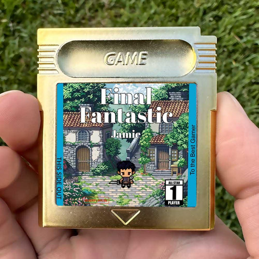Personalized Final Fantastic Cartridge - Custom Gift for any Occasion - Personalized Gift - Personalized Final Fantasy Cartridge
