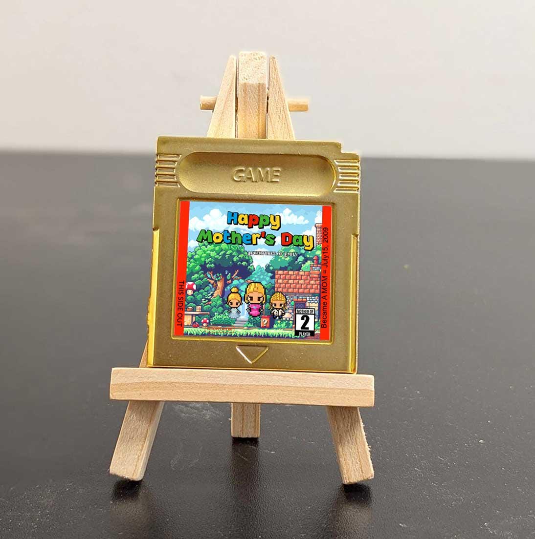 Personalized Super Mommio World Cartridge - Custom Gift for Super Mario Moms - Personalized Super Mario World Gift - Mother's Day Gift