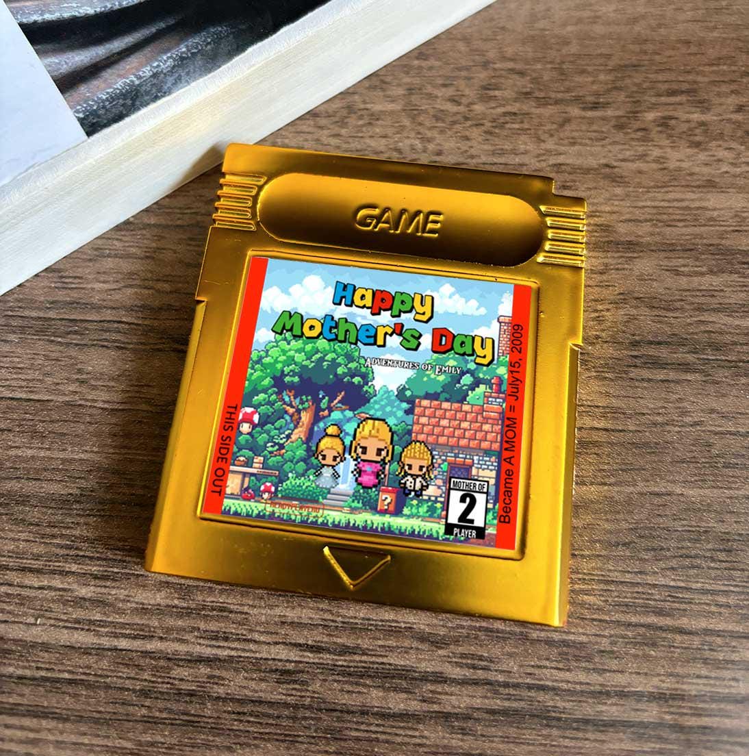 Personalized Super Mommio World Cartridge - Custom Gift for Super Mario Moms - Personalized Super Mario World Gift - Mother's Day Gift