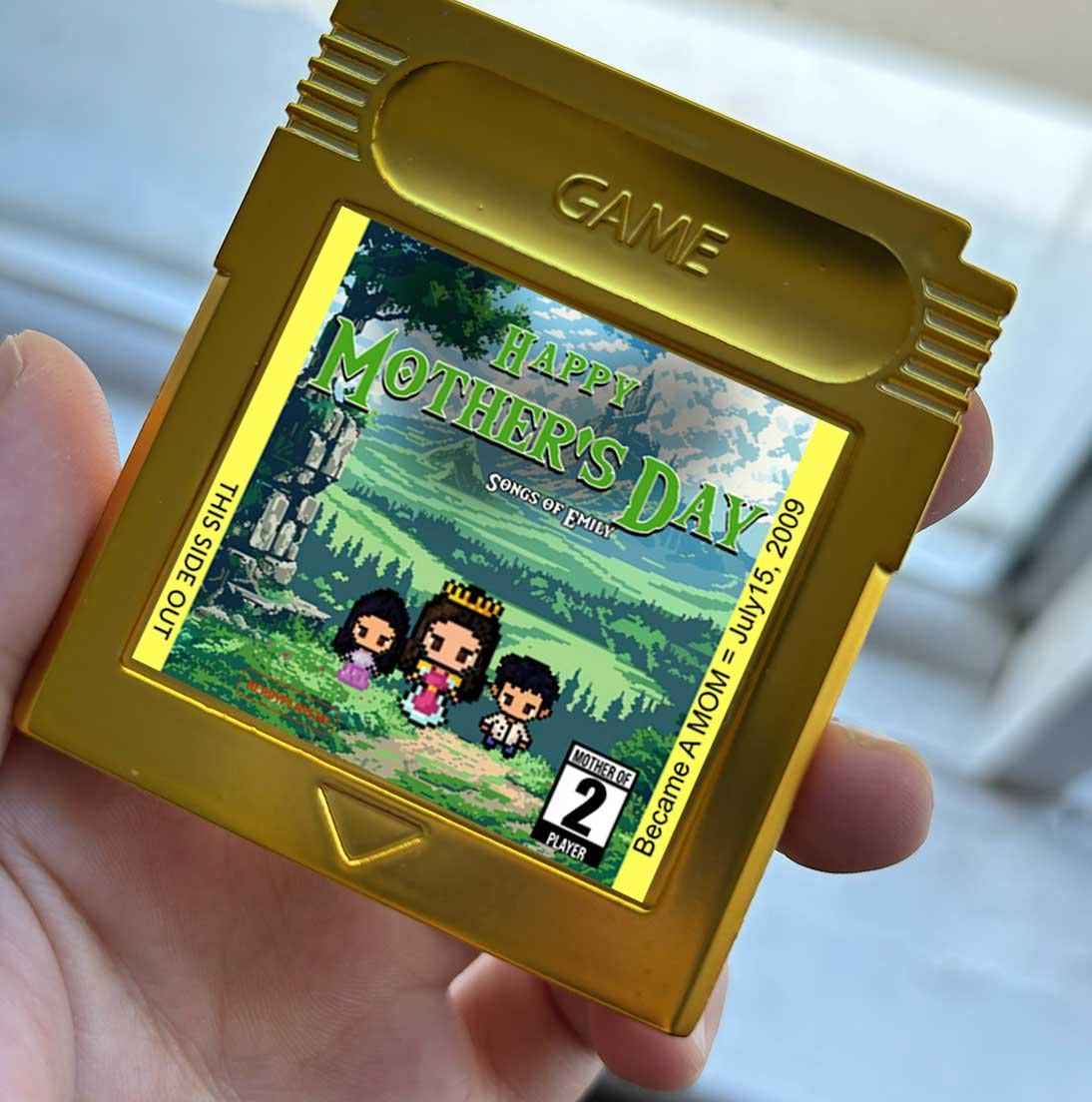 Personalized Ocarina Mother's Day Cartridge - Custom Gift for Moms - Personalized Ocarina Gift - Mother's Day Gift - Personalized Zelda Gift