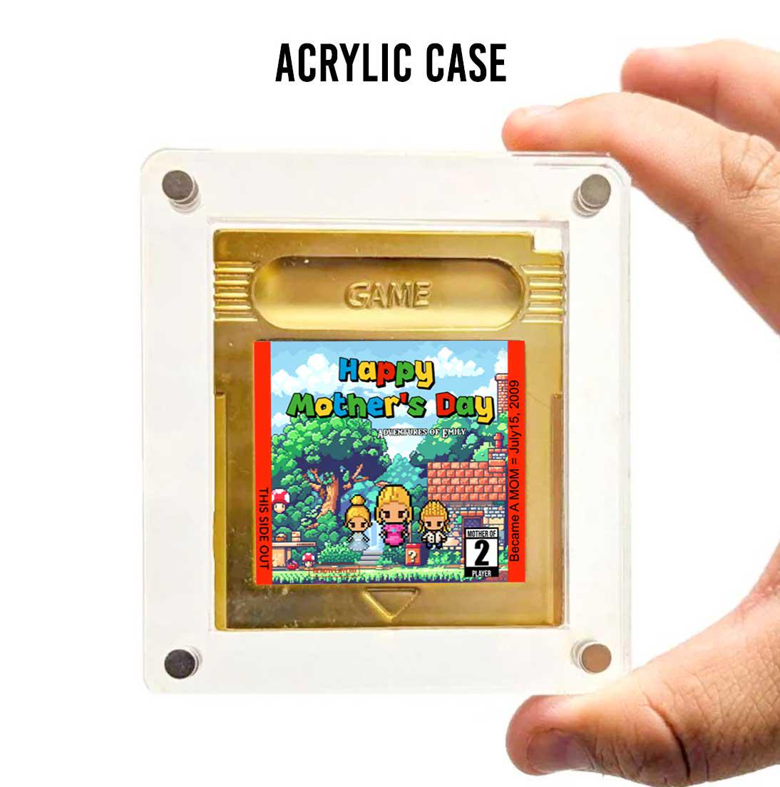 Personalized Super Mommio World Cartridge - Custom Gift for Super Mario Moms - Personalized Super Mario World Gift - Mother's Day Gift